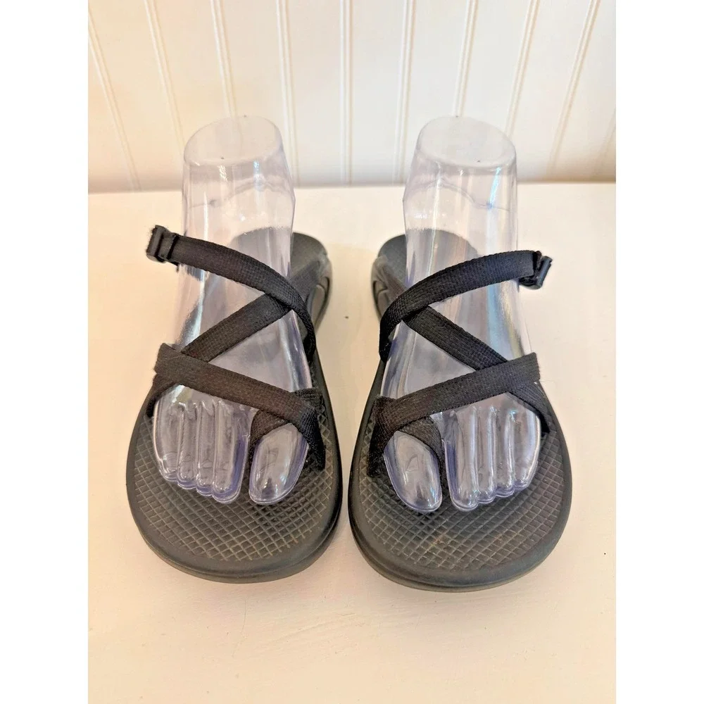 Chaco Sandals Shoes‎ Womens Size 8 Black Strappy Buckle Arch Support Non-Slip